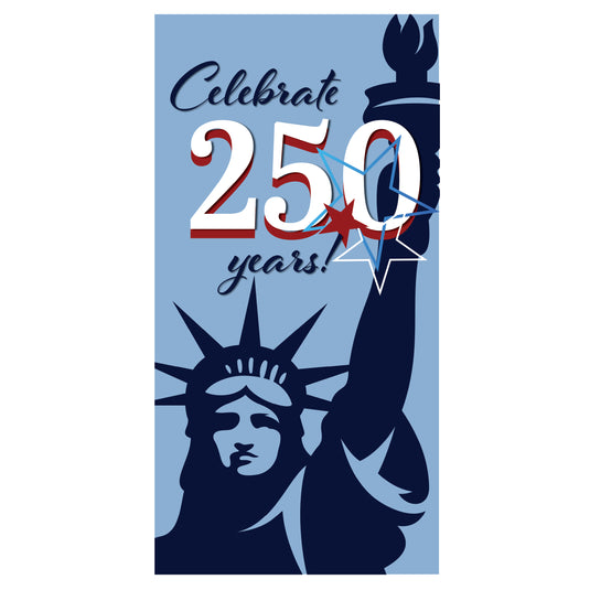 D779 Lady Liberty - Pole Banner