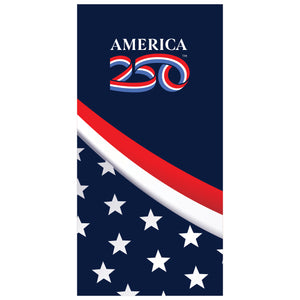 D780 Officially Licensed America250 Red, White and Blue - Pole Banner