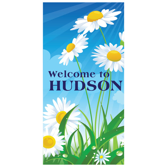 D791 Daisy - Pole Banner