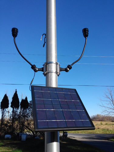 High End CREE Bullhorn Solar Lighting Kit