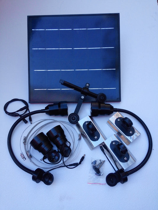 High End CREE Bullhorn Solar Lighting Kit