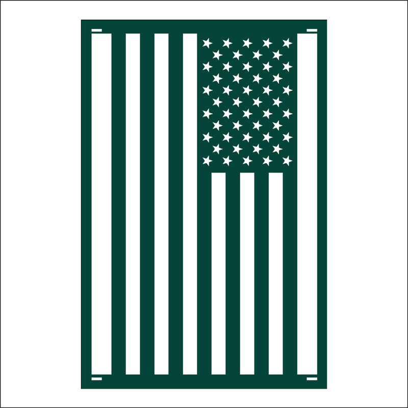 Load image into Gallery viewer, M110 American Flag - Metal Pole Banner
