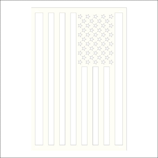 M110 American Flag - Metal Pole Banner