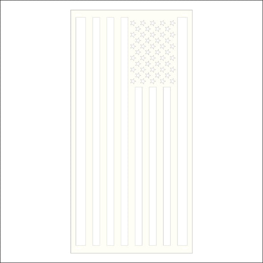 M110 American Flag - Metal Pole Banner