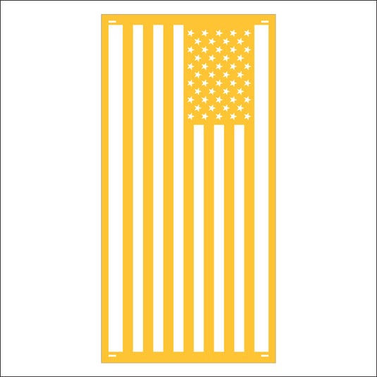 M110 American Flag - Metal Pole Banner