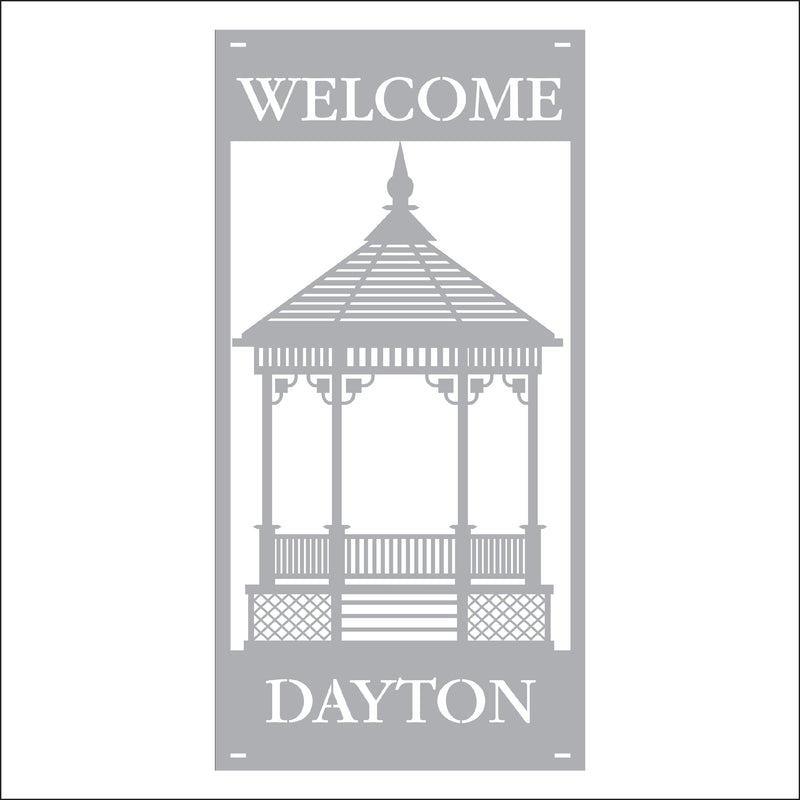 Load image into Gallery viewer, M121 Gazebo - Metal Pole Banner
