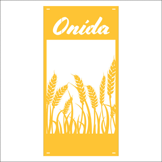 M127 Wheat Field - Metal Pole Banner