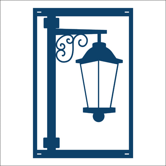 M128 Lamp - Metal Pole Banner