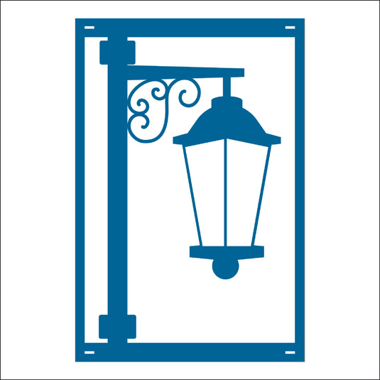 M128 Lamp - Metal Pole Banner