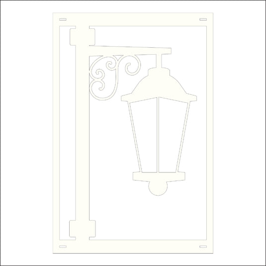 M128 Lamp - Metal Pole Banner