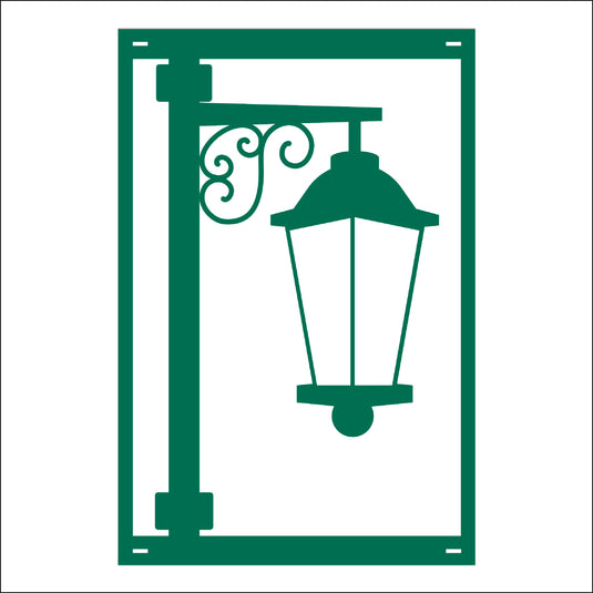 M128 Lamp - Metal Pole Banner