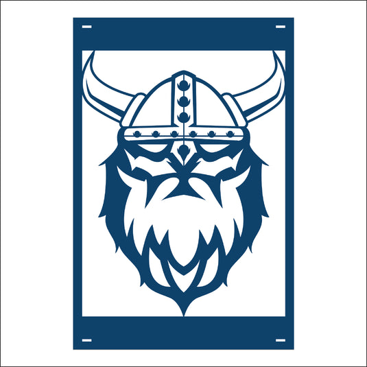 M132 Mascot Vikings - Metal Pole Banner