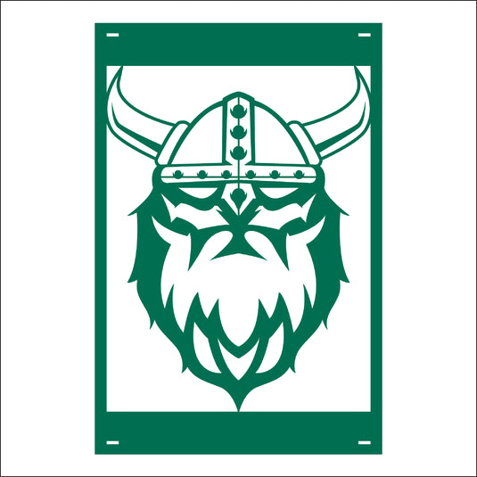 M132 Mascot Vikings - Metal Pole Banner