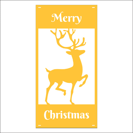 M142 Reindeer - Metal Pole Banner