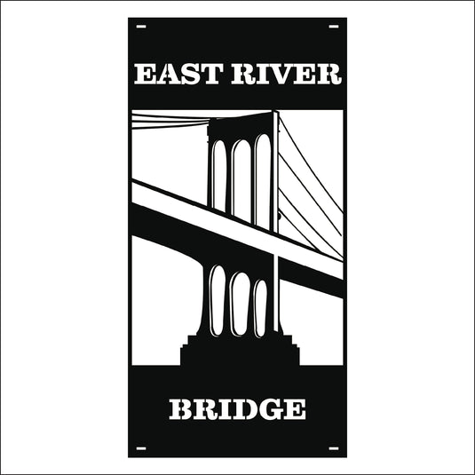 M151 Suspension Bridge - Metal Pole Banner
