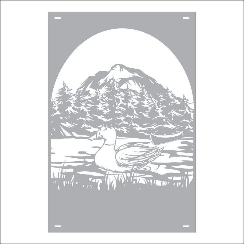 Load image into Gallery viewer, M157 Duck on Water - Metal Pole Banner
