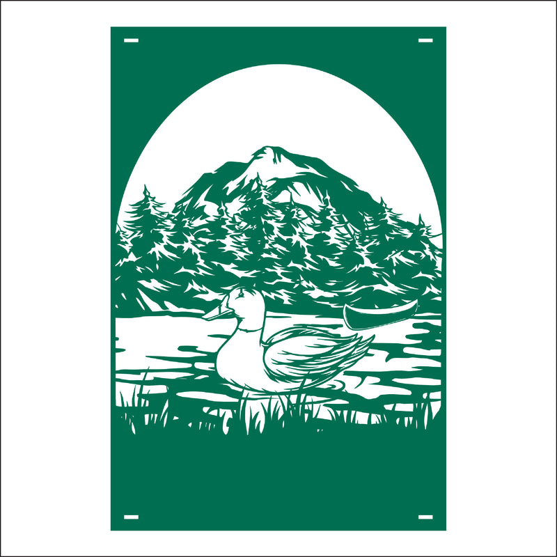 Load image into Gallery viewer, M157 Duck on Water - Metal Pole Banner
