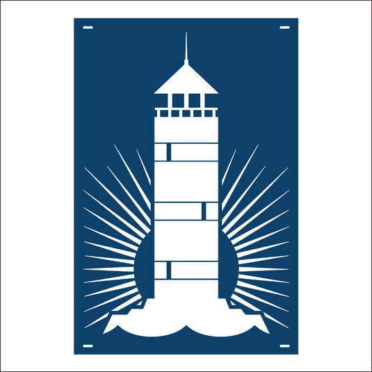 M159 Lighthouse - Metal Pole Banner