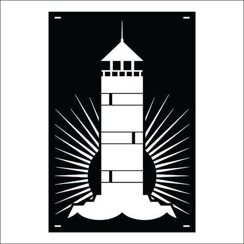 M159 Lighthouse - Metal Pole Banner