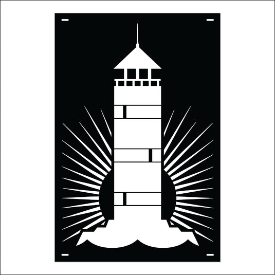 M159 Lighthouse - Metal Pole Banner