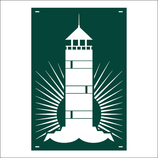 M159 Lighthouse - Metal Pole Banner