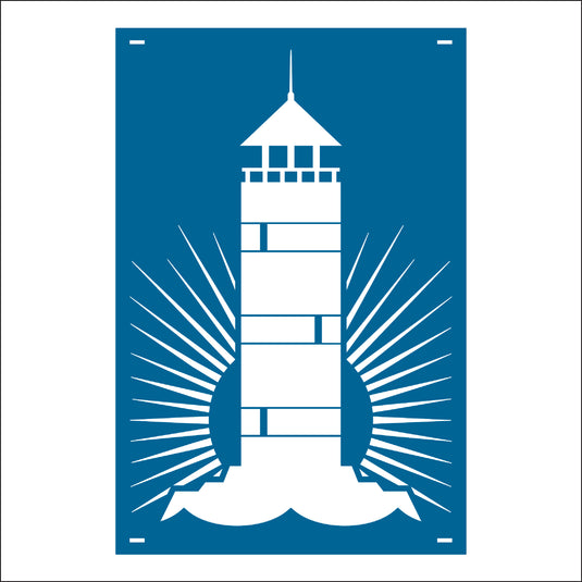 M159 Lighthouse - Metal Pole Banner