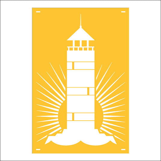 M159 Lighthouse - Metal Pole Banner