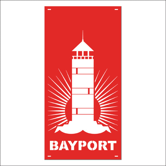 M159 Lighthouse - Metal Pole Banner