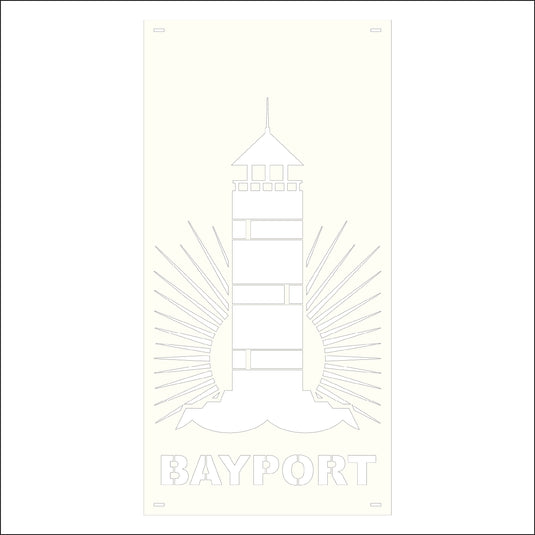 M159 Lighthouse - Metal Pole Banner