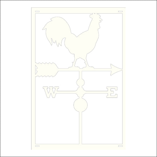 M164 Weather Vane - Metal Pole Banner