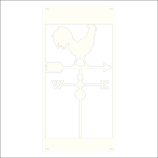 M164 Weather Vane - Metal Pole Banner