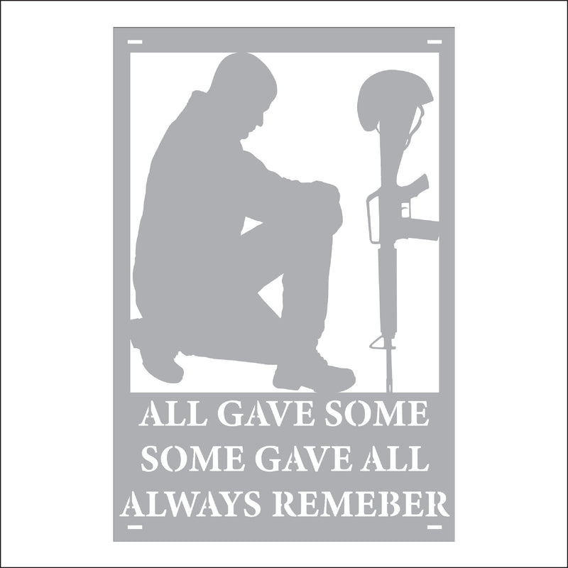 Load image into Gallery viewer, M165 Some Gave All - Metal Pole Banner
