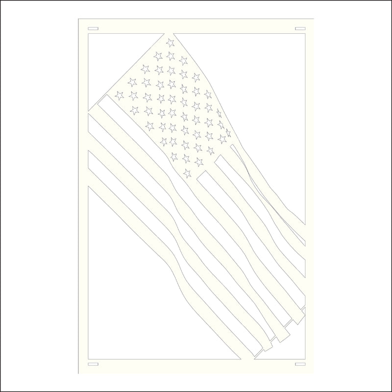 Load image into Gallery viewer, M166 Waving Flag - Metal Pole Banner
