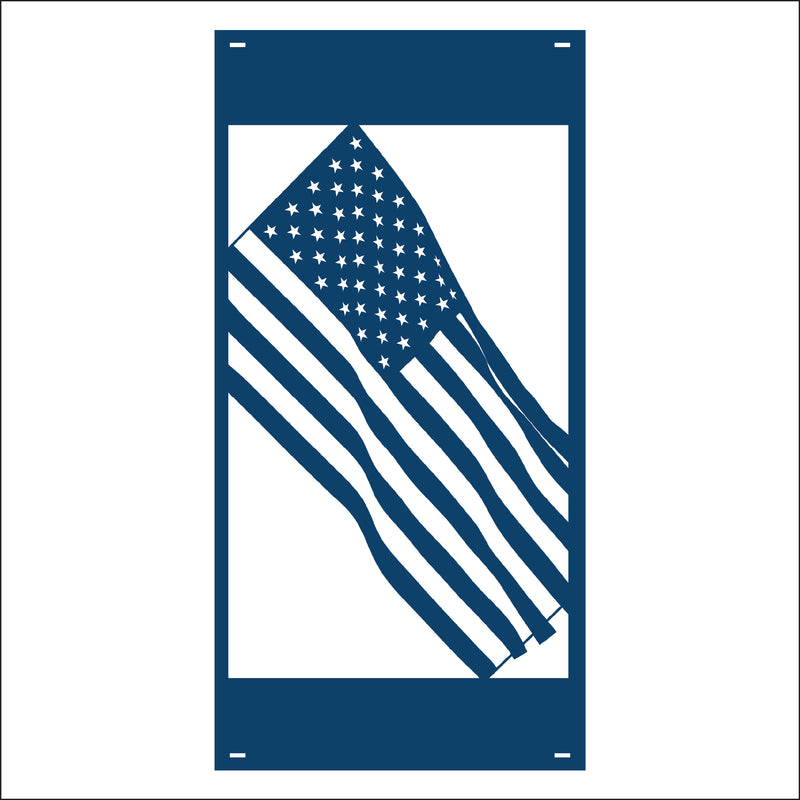 Load image into Gallery viewer, M166 Waving Flag - Metal Pole Banner
