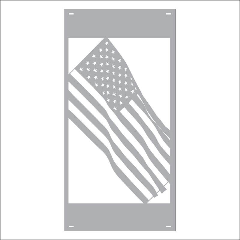 Load image into Gallery viewer, M166 Waving Flag - Metal Pole Banner
