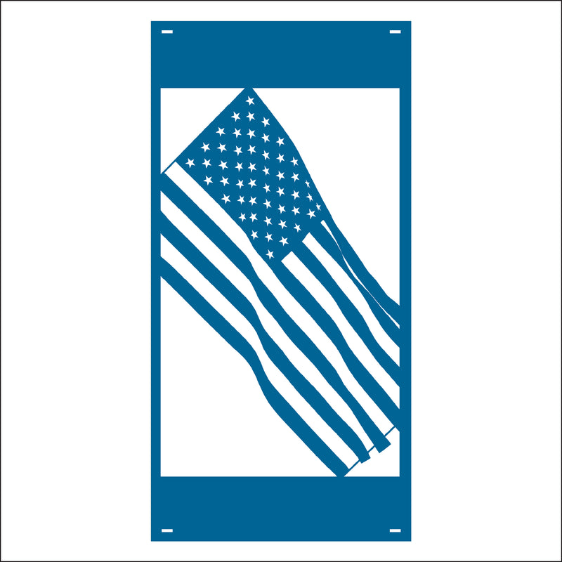 Load image into Gallery viewer, M166 Waving Flag - Metal Pole Banner
