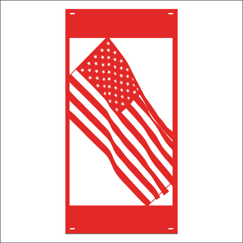 Load image into Gallery viewer, M166 Waving Flag - Metal Pole Banner
