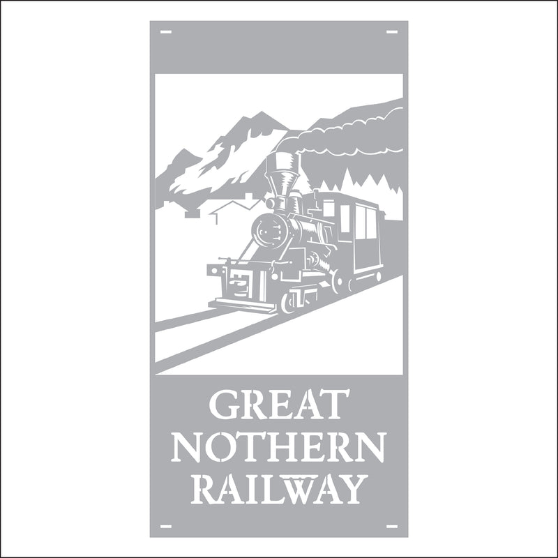 Load image into Gallery viewer, M167 Railway Town - Metal Pole Banner
