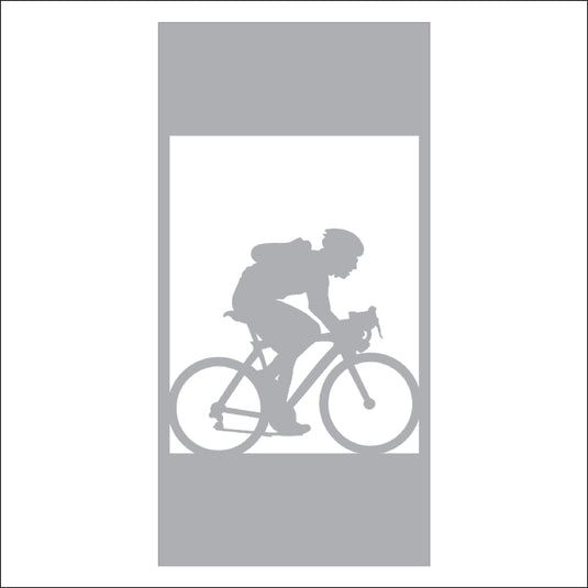 M100 Bicyclist - Metal Pole Banner