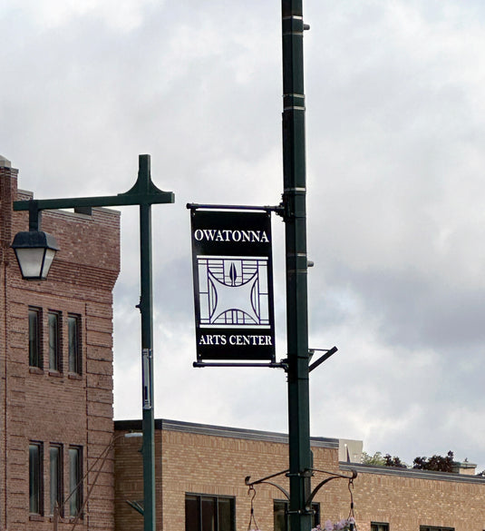 M101 Community Arts Center - Metal Pole Banner