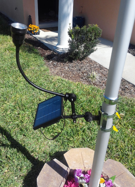 Commercial Solar Flagpole Light Ultra Series - CREE FLEX