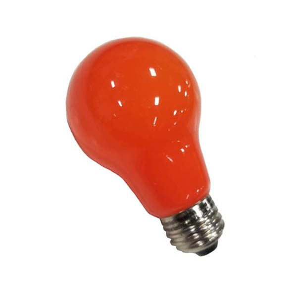 Orange/Gold A19 Ceramic LED Appliance Bulb