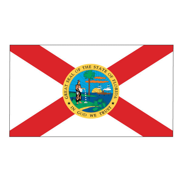 Load image into Gallery viewer, 5&#39; x 8&#39; Polyester State Flags - Header &amp; Grommets
