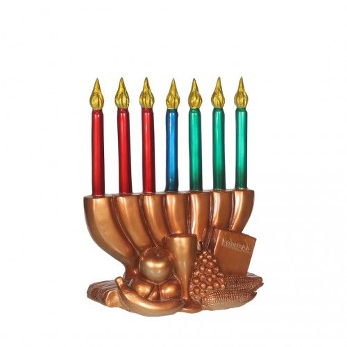 2' Kwanzaa Candle Fiberglass Decoration