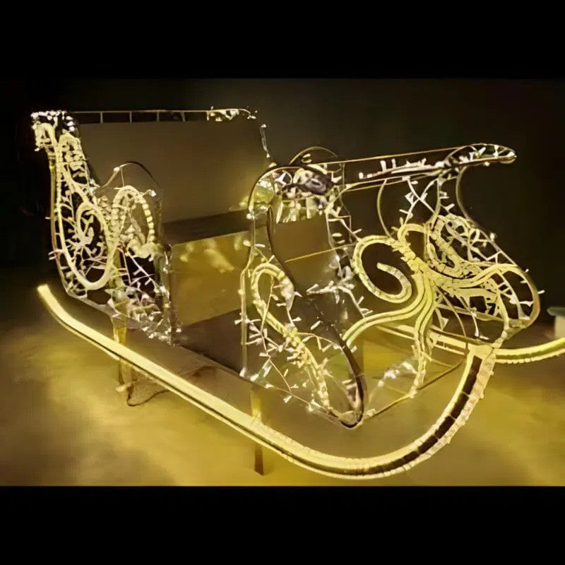 10' Santa's Gilded Sleigh - Display Sales