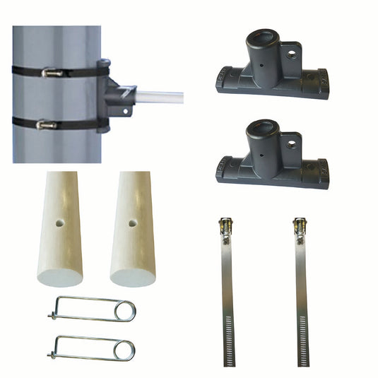 Windscale 8 Pole Banner Bracket System