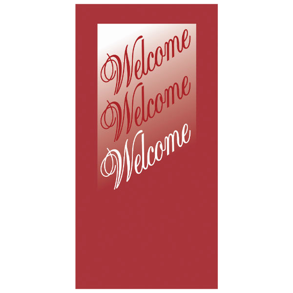 Load image into Gallery viewer, BS103 Triple Welcome - Pole Banner
