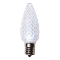 C9 Crystal Cut Cool White LED