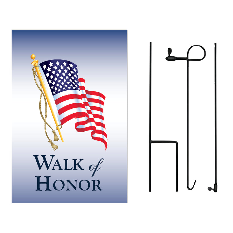 Load image into Gallery viewer, D191 Walk of Honor - Garden Flag

