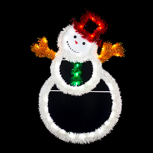 6 foot Snowman Pole Mounted Decoration DazzLED